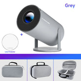 Smart Projector HY300 Pro – Android 11 with Dual WiFi 6, 4K Support by Snagg A Projector