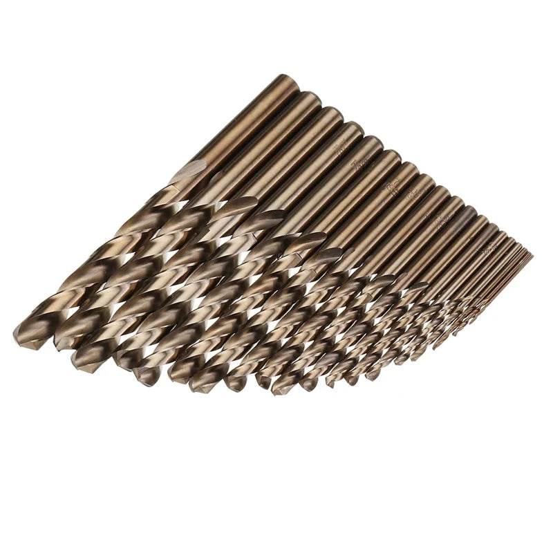 25Pcs M35 Cobalt HSS-Co Twist Drill Bit Set - SnaggIt