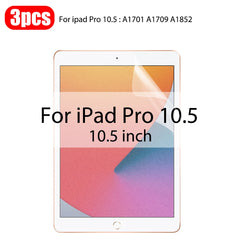 3 Pack Paper-Feel Screen Protector for iPad – Matte PET Writing & Drawing Film (No Glass)