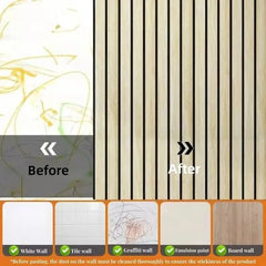 Thick Wood Grain Self-Adhesive Wall Sticker by Snagg A Wall Sticker