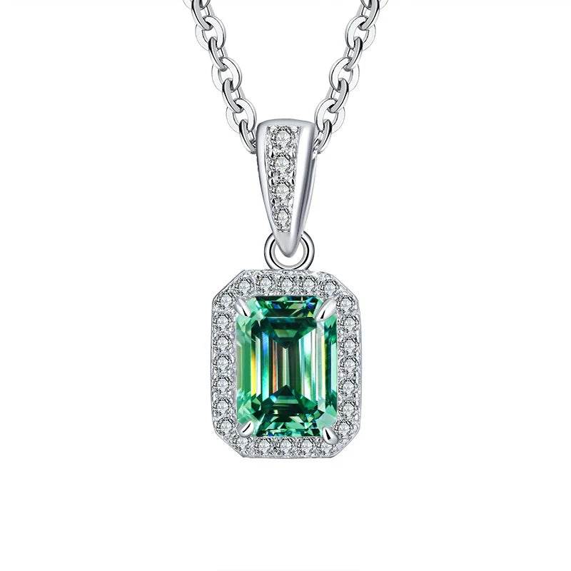 5×7MM Moissanite Pendant Necklace - SnaggIt