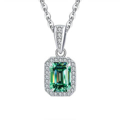 5×7MM Moissanite Pendant Necklace - SnaggIt