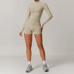 Women's 2/3-Piece Seamless Yoga Tracksuit | Gym Sports Bra & Leggings Fitness Set Sportswear