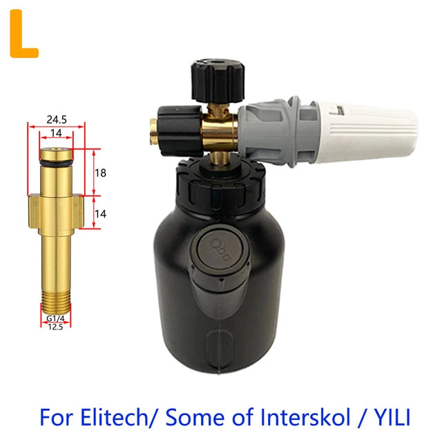 1L Pressure Washer Foam Cannon by Snagg A Foam Cannon