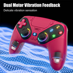 G5 RGB Wireless Controller | Dual Vibration & Macro/Turbo for PS5 & PC