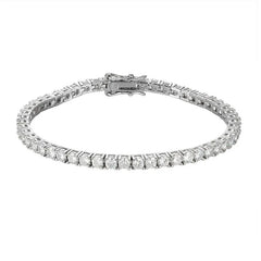 2mm D Color VVS1 Moissanite Tennis Bracelet