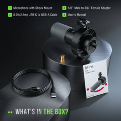 USB/XLR Dynamic Microphone – Studio Mic with Shock Mount by Snagg A Microphone