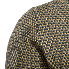 Men’s Cotton Spliced Knit Pullover | Modern Patchwork Thermal Winter Sweater