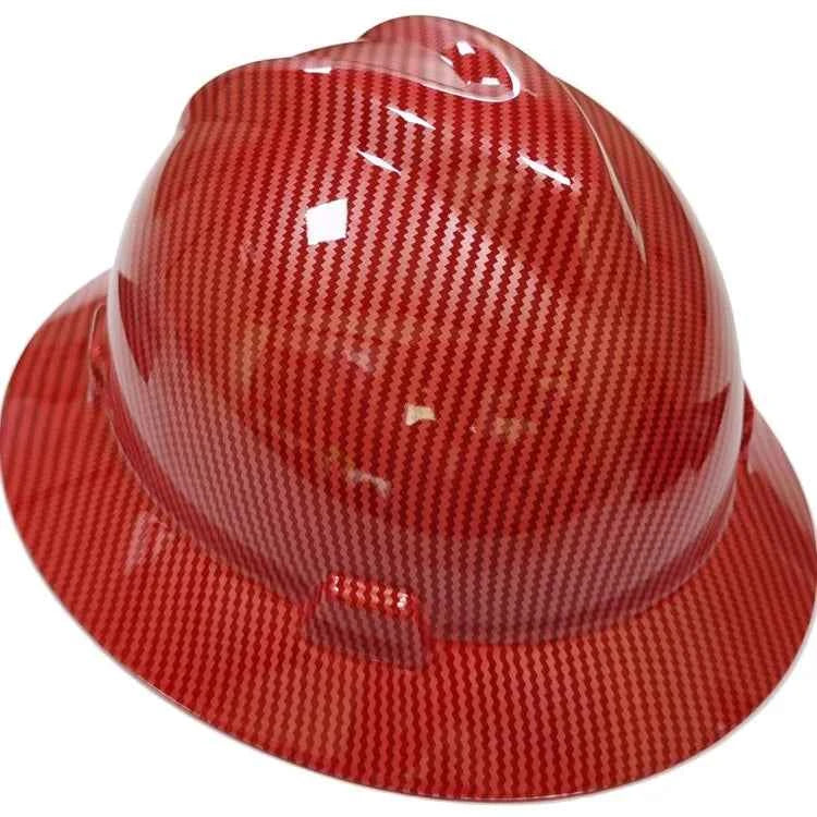 Wide brim construction safety helmet – image 1