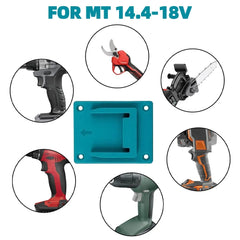Cordless Drill & Power Tool Wall Mount Holder Compatible with Makita, DeWalt, Bosch & Milwaukee 18V Tools