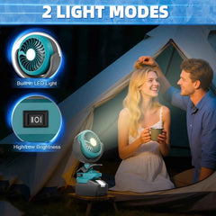 Cordless fan and camping light for Makita 18V batteries – image 5