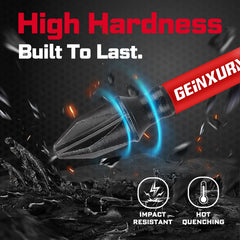 Mixed 2” Impact Screwdriver Bits Set – PH/HEX/PZ Magnetic S2 Steel with Soft Hanging Strips