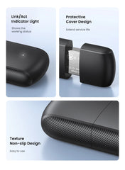 AX1800 WiFi 6 USB Adapter – Dual-Band 2.4G/5GHz Dongle with Antenna for Desktop & Laptop by Snagg A USB WiFi Adapter