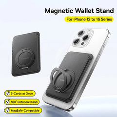 MagSafe Compatible Magnetic Wallet Stand Case by Snagg A MagSafe Wallet