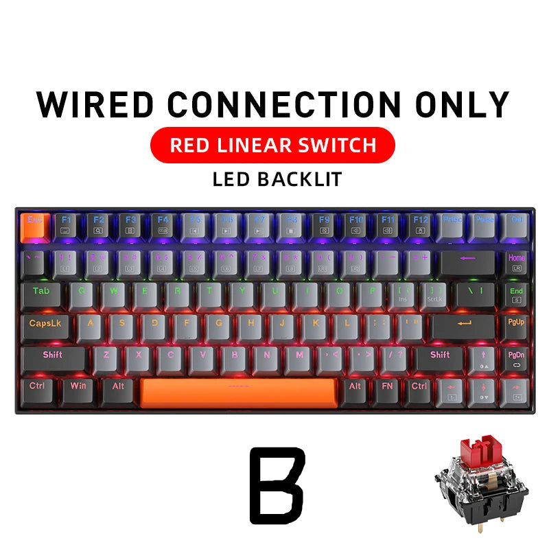 75% Wired Mechanical Keyboard for PC & Laptop Gaming by Snagg A Keyboard