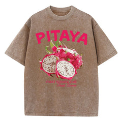 Fresh Pitaya Print Womans Streetwear T-Shirt