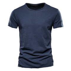 100% Cotton Daily Tee | Lightweight Summer Fitness & Leisure Top