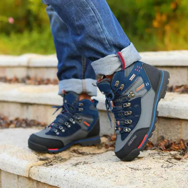 Men's Winter High-Top Snow Boots – Padded & Warm, Rubber Sole for Cold-Weather Walks