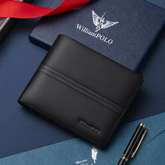Luxury Men’s Short Leather Wallet by Snagg It Wallet