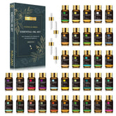 35 Bottle Master Essential Oil Library – 100% Pure Botanical Collection for Diffusion, Artisanal Crafting & Wellness