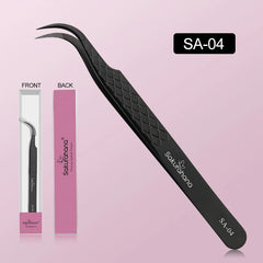Professional Fiber Tip Eyelash Extension Tweezers – Precision High Volume Application Tool