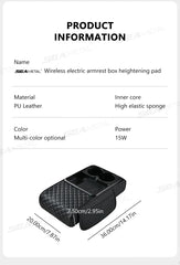 Car Armrest Cushion with Wireless Charging by Snagg An Armrest