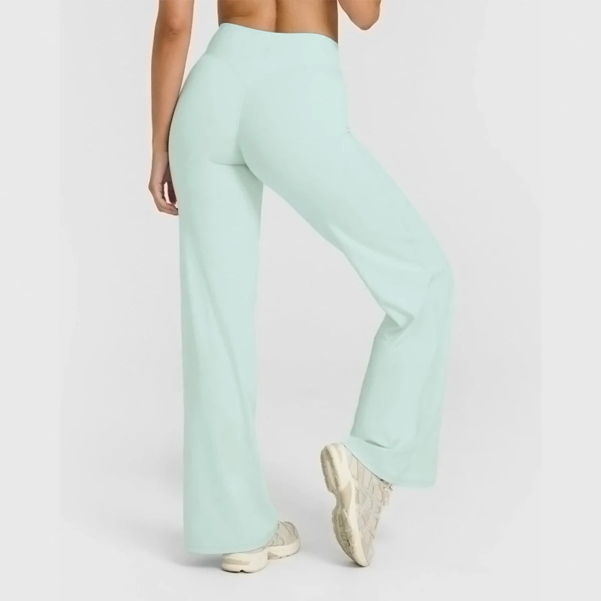 Women's Flared Wide-Leg Yoga Leggings | Seamless Breathable Fitness Versatile Casual Pants