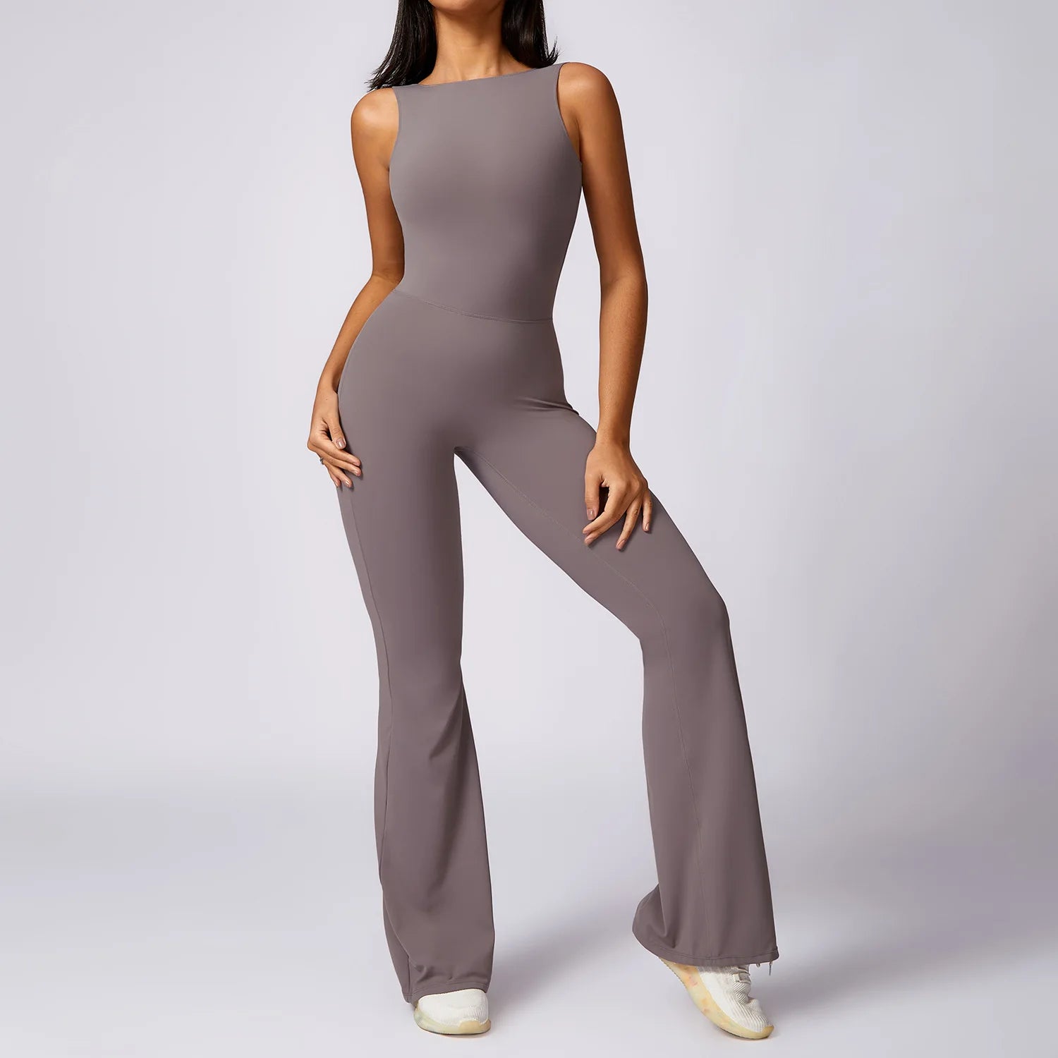 Women's Sports Jumpsuit | Push-Up Yoga Fitness Romper Stretch Bodysuit Gym Training Activewear