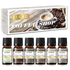 6 Piece Fragrance Oil Collection – 10ml Pure Natural Aroma Diffusion Set for Wellness & DIY Crafting