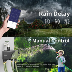 Smart 4 Zone WiFi Water Timer by Snagg A Water Timer