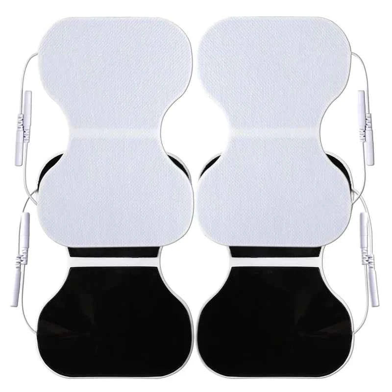 Replacement TENS Electrode Pads – Large Coverage Muscle Stimulator Stickers (2.0mm Plug)