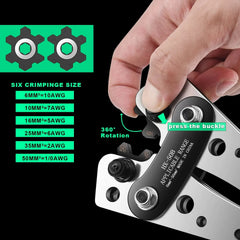 Heavy Duty Multi Function Crimping Pliers with Bolt Cutter by Snagg A Plier