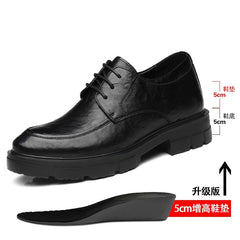 Men’s Height-Increasing Leather Dress Shoes by Snagg A Shoes