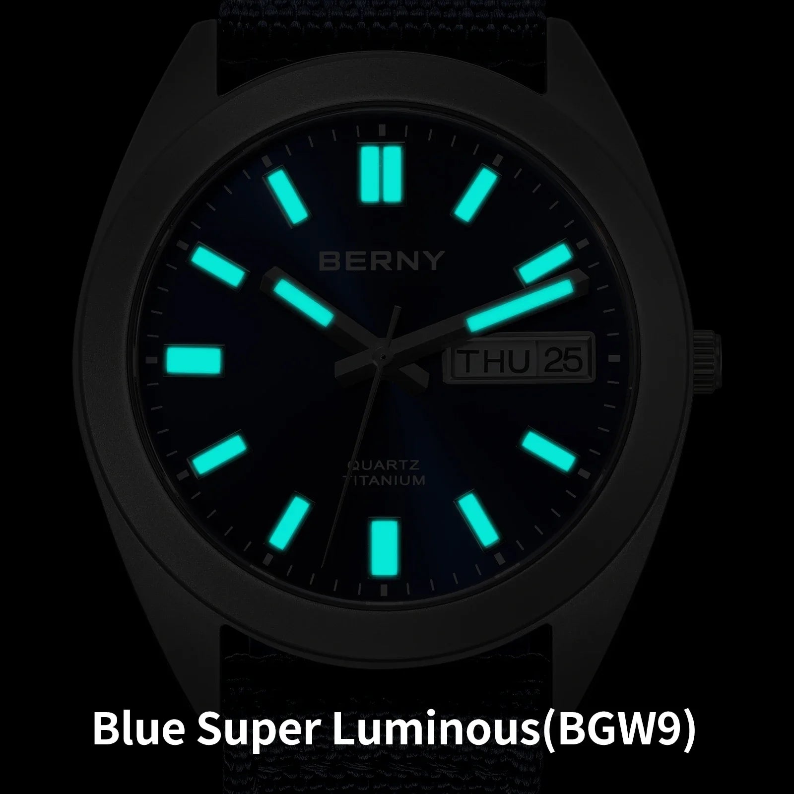 Titanium Sport Field Watch – Canvas Strap Edition by Snagg A Watch