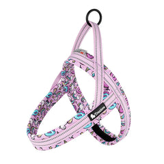 Floral Print Mesh Padded Dog Harness by Snagg A Harness