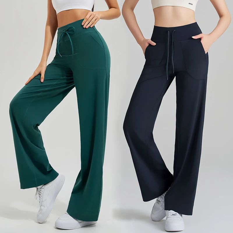 Women’s High-Waist Loose Yoga Pants by Snagg A Pant