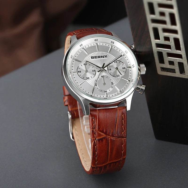 BERNY Quartz Chronograph Sport Watch for Men - SnaggIt