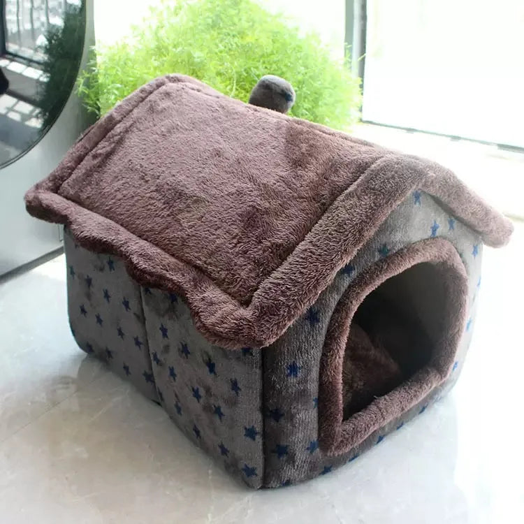 Foldable Indoor Dog & Cat House by Snagg A Pet House