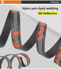 Heavy-Duty Reflective Dog Leash with Carabiner by Snagg A Leash