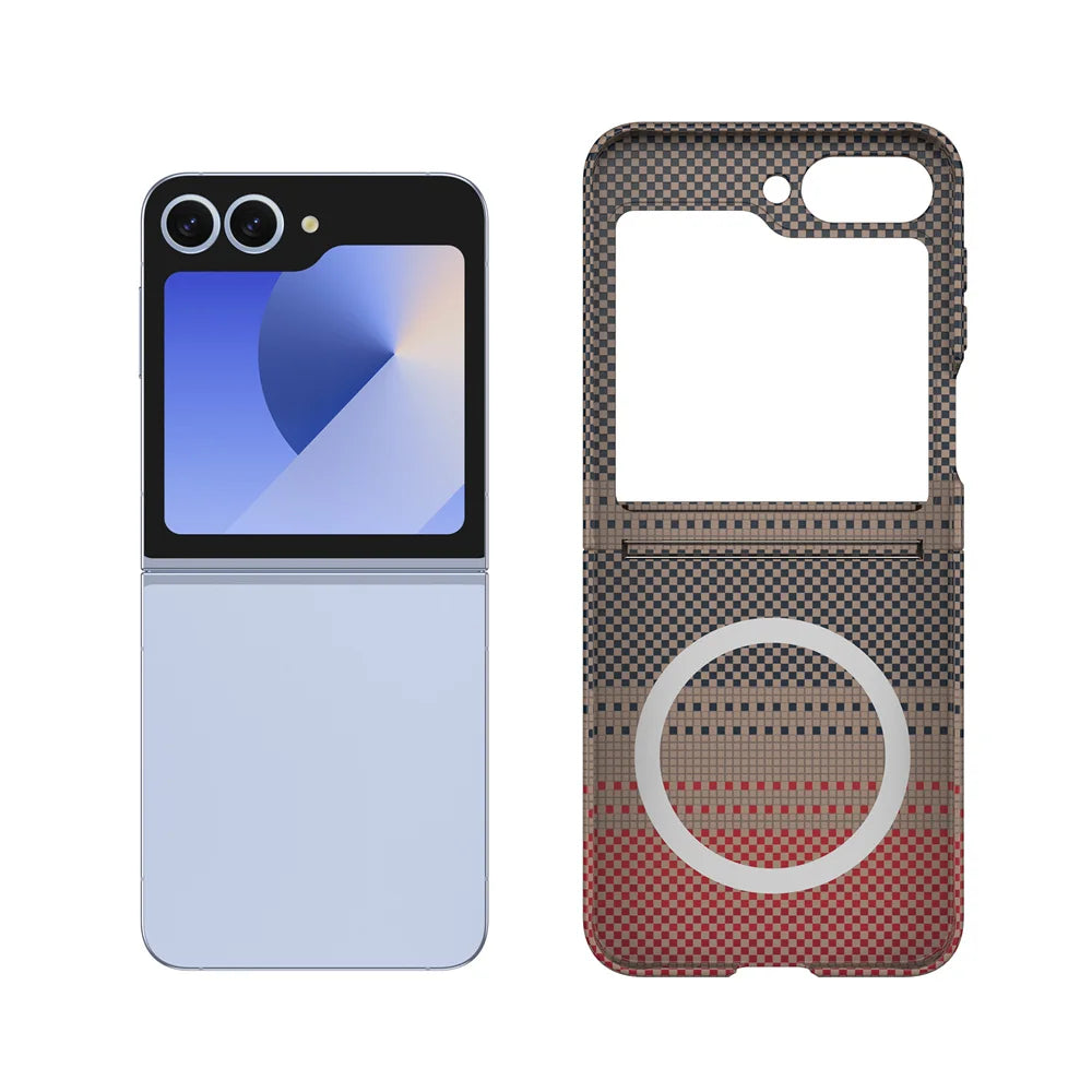 Carbon Fiber Magsafe Case For Samsung Galaxy Z Flip 6 - 5 by Snagg A Phone Case