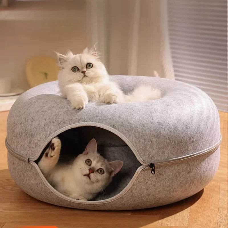 Cat Tunnel Donut Bed - SnaggIt
