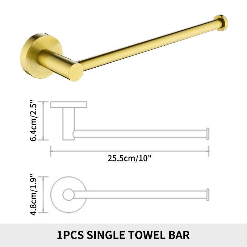 Stainless Steel Hand Towel Bar by Snagg A Rack