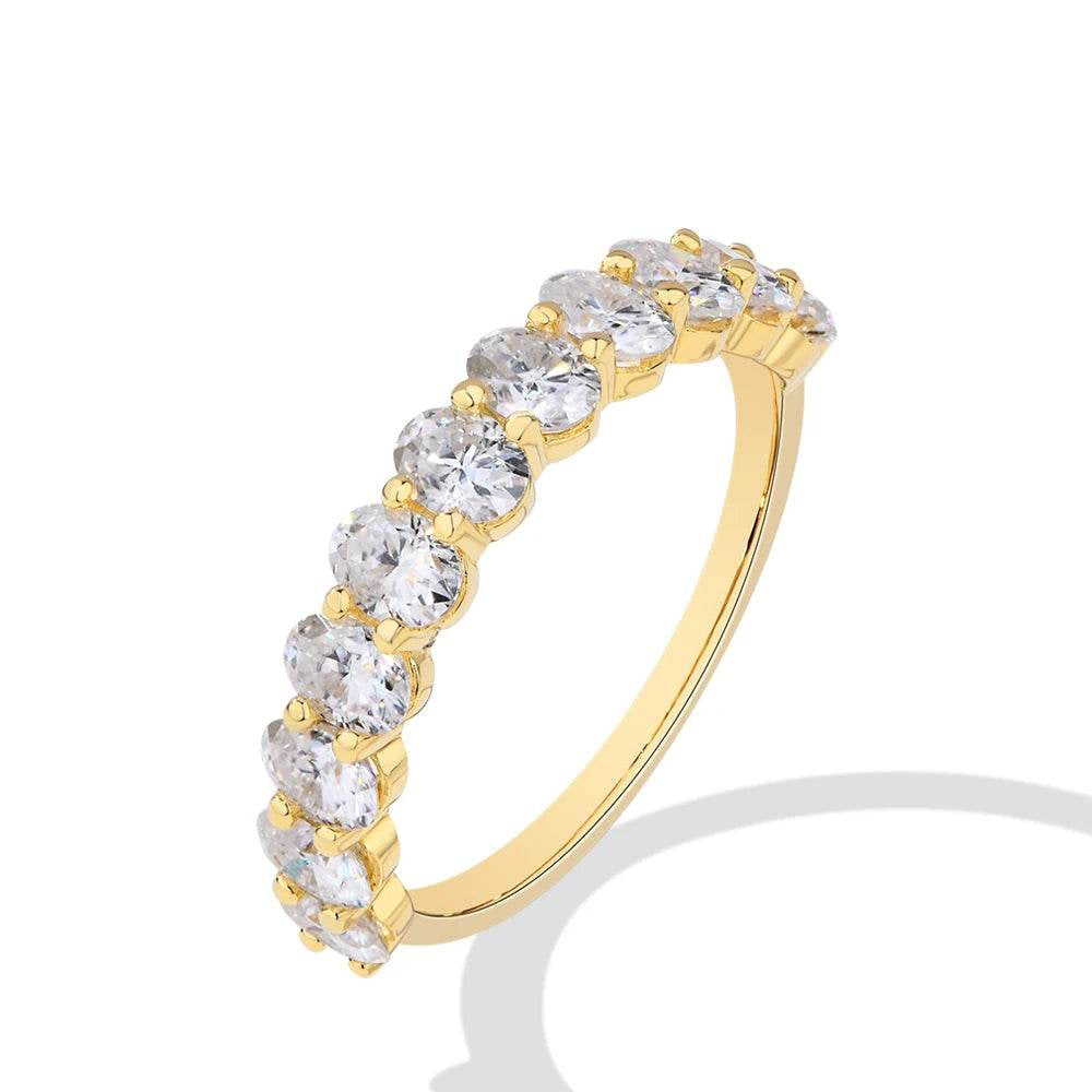 1.8CTW Oval Cut Moissanite Ring - SnaggIt