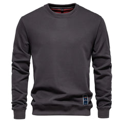 Heavyweight Crew Neck Sweatshirt | Premium Cotton-Blend Thermal Pullover