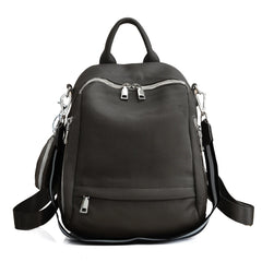 Zency Women's Genuine Leather Backpack High-Quality School Bag Travel Female Shopper Shoulder Satchel Rucksack Commuter