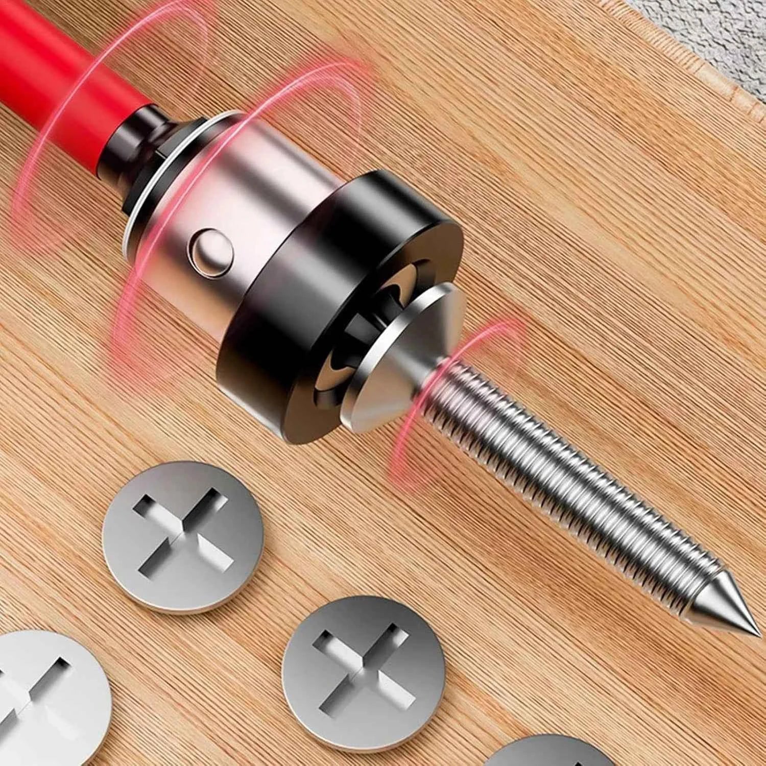 Magnetic Positioning Drywall Screwdriver Bits & Precision Plasterboard Locating Tool