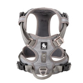 Grey Tactical Dog Collar & Leash Set by Snagg A Harness