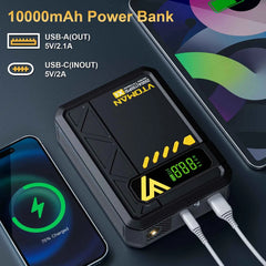 12V car jump starter with tyre inflator – image 5