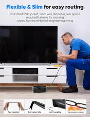 10M 8K HDMI 2.1 Fiber Optic Cable Support for PS5 & PC by Snagg An HDMI Cable