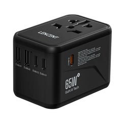 65W/100W GaN International Travel Adapter with 2USB 3 Type C by Snagg A Travel Adapter